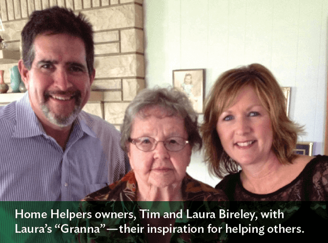 Home Helpers owner with Granna