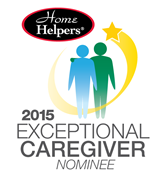 This Caring Hearts caregiver was nominated in the 2015 Exceptional Caregiver Awards.
